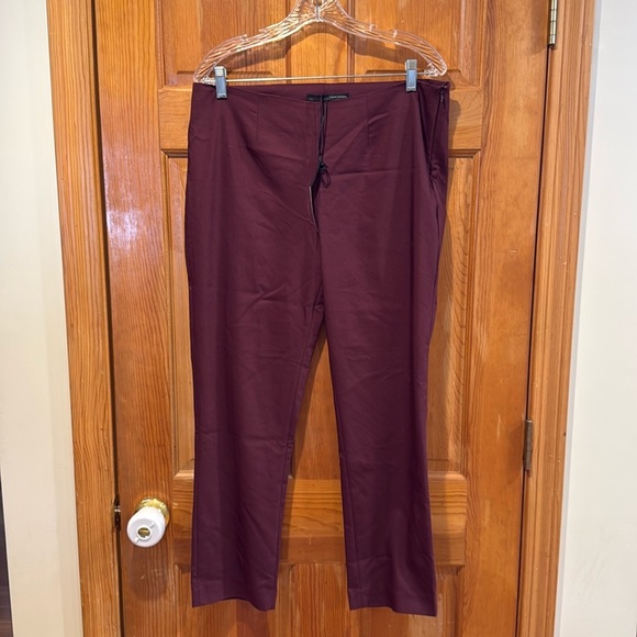 NWT Harve’ Bernard women’s cranberry pants size 12 . - Picture 1 of 11